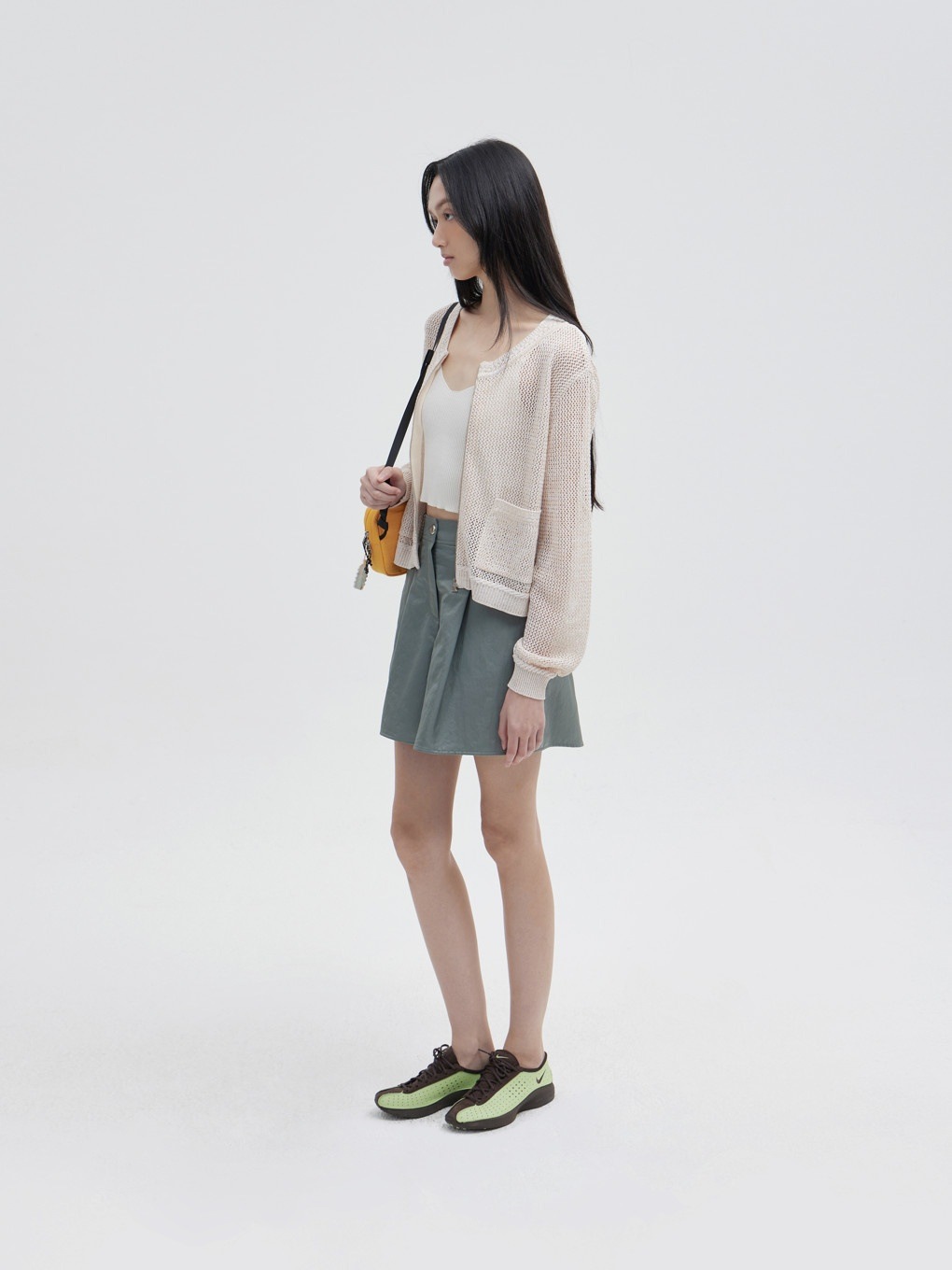 Aライン·タック·ショーツ