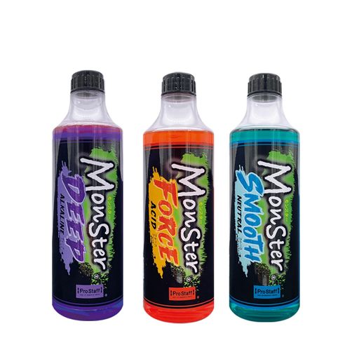 プロスタッフ(Prostaff) 洗車用品 カーシャンプー トライアルセット モンスター 3pH-S 限定セット 汚れ徹底洗浄 実感シャンプーセット