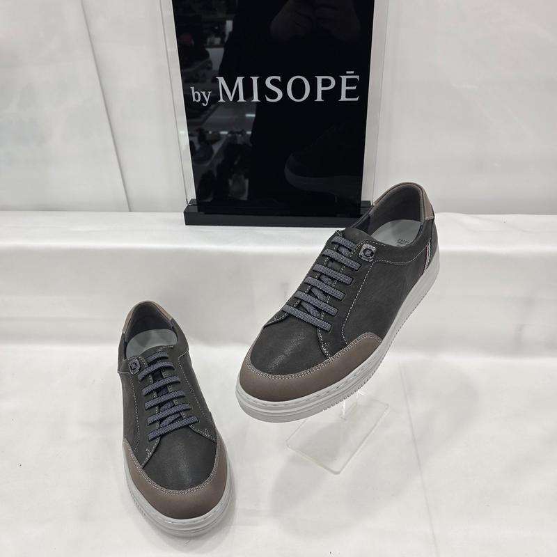 By 男性モダン軽量バンドスニーカー 122HT210SD015 NAVY 1 JJ