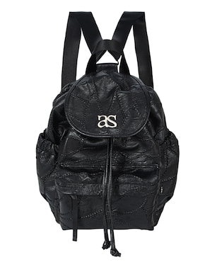 ason アズオン 韓国 キルティング ブラックバックパック ason バッグ