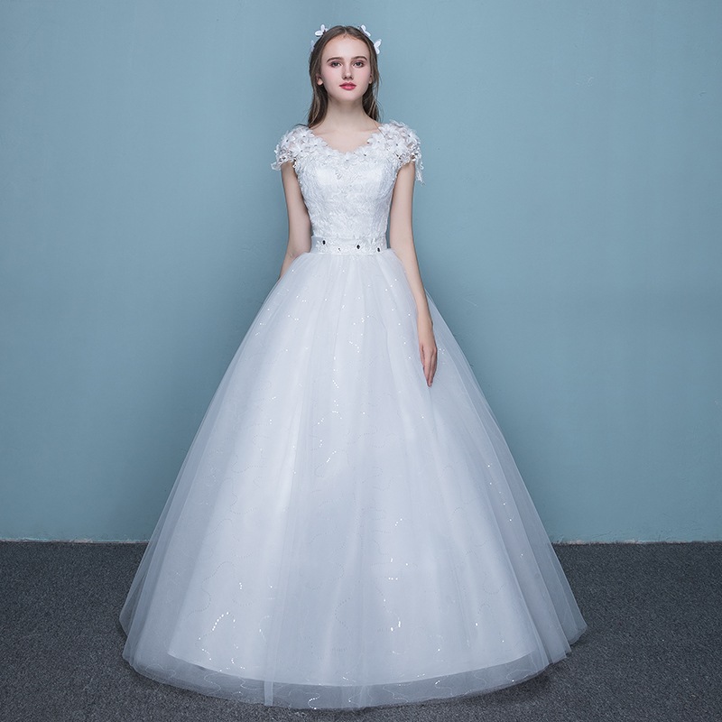 フレンチドレスウエディングドレス ノースリーブ 二次会 結婚式ドレス パーティードレス 花嫁