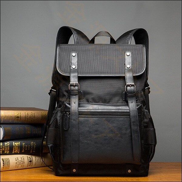 リュックサック PU ビジネス PC 通勤 通学 男女兼用 リュック A4 レトロ ビジネス