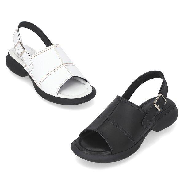 【シークレット特価】マッツ 女性 ワイドライン ポイント サンダル 3.5cm LCWW49M426