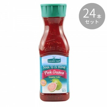 ベトナム産 Golden Farm ゴールデンファーム フルーツソース ピンクグアバ 500ml x24本セット