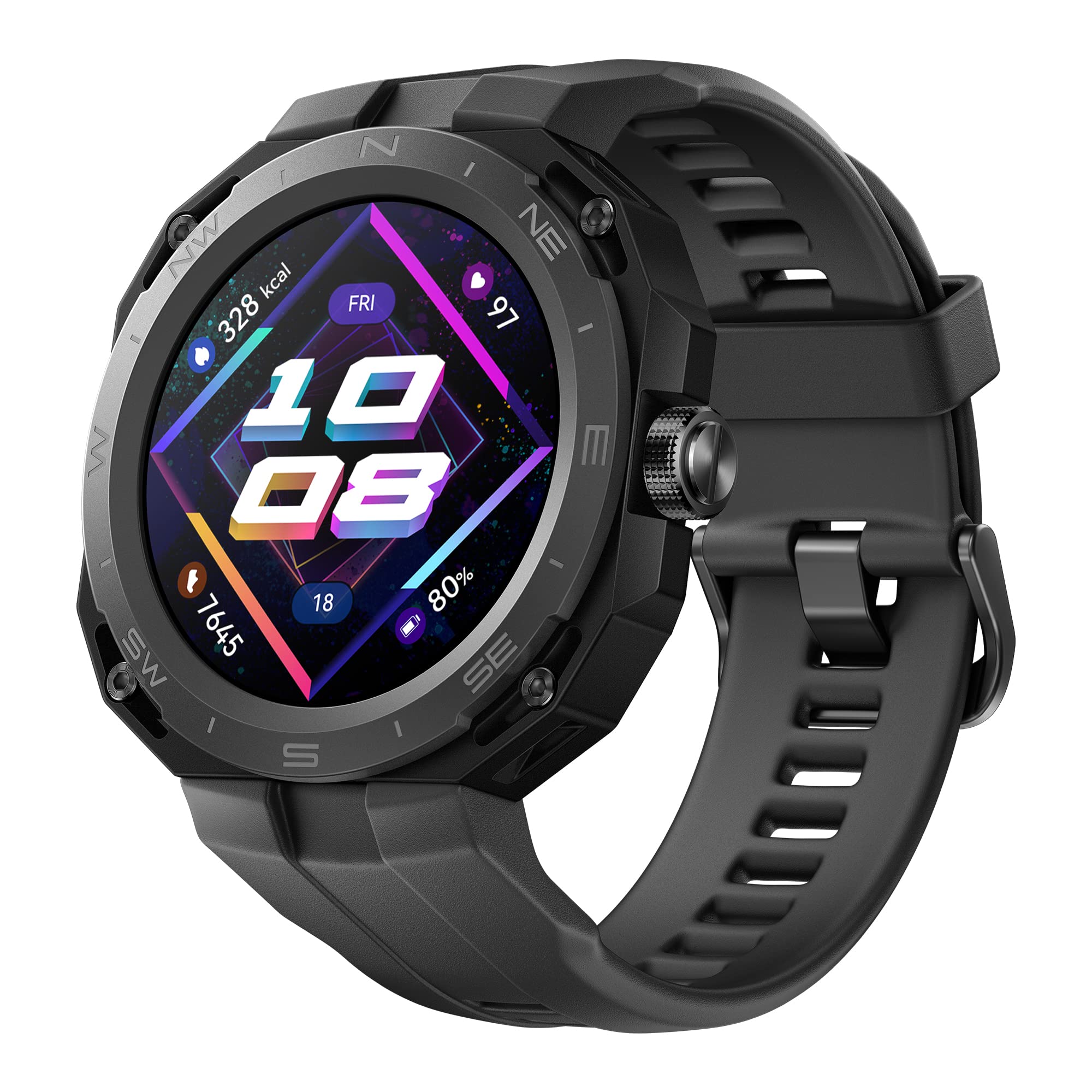 HUAWEI WATCH GT Cyber スマートウォッチ ミッドナイトブラック iOS&Android対応