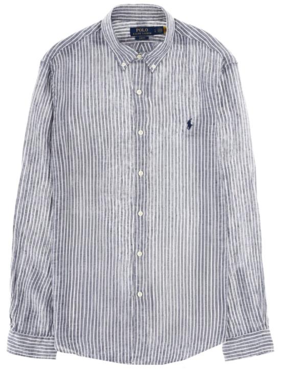 POLO RALPH LAUREN Men Shirts 710B15647 0017188GNEWCLASSICNAVY White