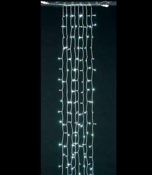 【祝開店！大放出セール開催中】 全長250cm 耐水 200球 LEDアイスクルライトカーテン(常点灯/パワーコード/コネクター付き) [ONSDILI61037] 送料無料 クリスマス イルミネーション ライト 照明 LED クリスマス