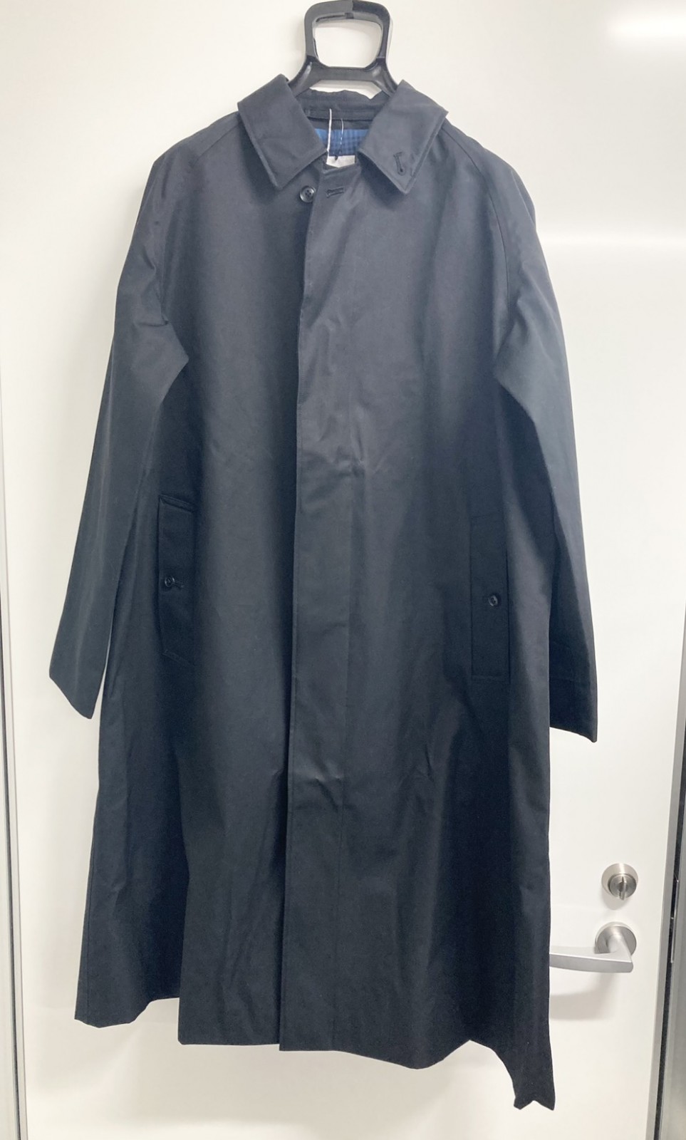 未使用展示品　NANAMICA　GORE-TEX　Balmacaan　Coat　ブラック　バルマカーンコート　SUBF263　1