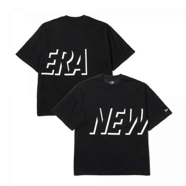 ニューエラ NEW ERA 半袖 オーバーサイズド パフォーマンス Tシャツ Shadow Wordmark ブラック 14410155