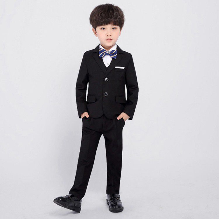 卒業式スーツ男の子スーツ5点セットブラックフォーマルジュニア子供フォーマルジュニアスーツ90100