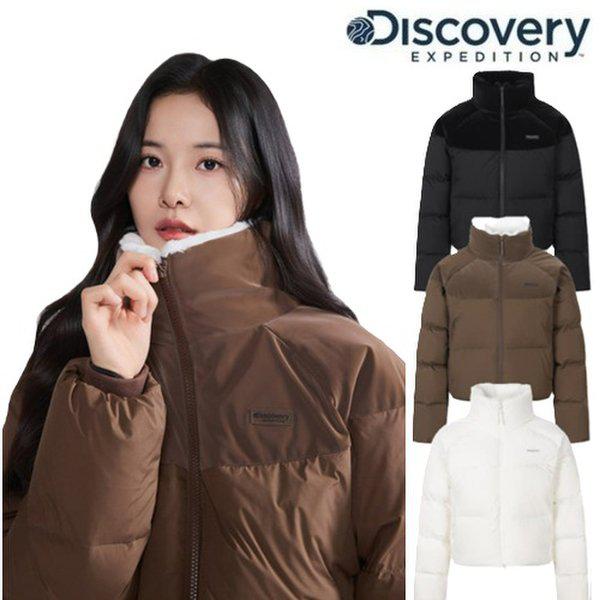 [25F/W] DWDJ95056 新商品 女性 オリーブ クロップ グロー ダウン オーバーフィット ショートパディング