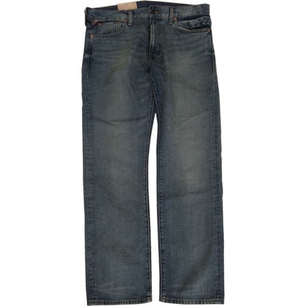 LA直輸入 デニム＆サプライ メンズ ブルーデニム ジーンズ ストレート フロントジッパー blue denim jeans ラルフ 034