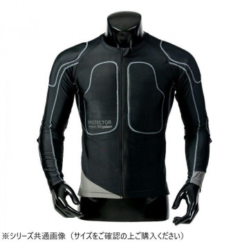 NANKAI プロテクターインナージャケット （サーモトロン） Ladysサイズ SDW-6109 WM ブラック/グレー