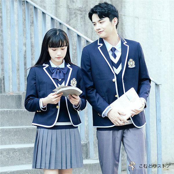 卒業式 スーツ 入学式 フォーマル キッズ 男の子 学生 英国タイプ 5点セット ブルー 入学入園 高校生 制服 ォーマル 中学生 高校生 大学生 dt342c0c6kc代引不とても安い