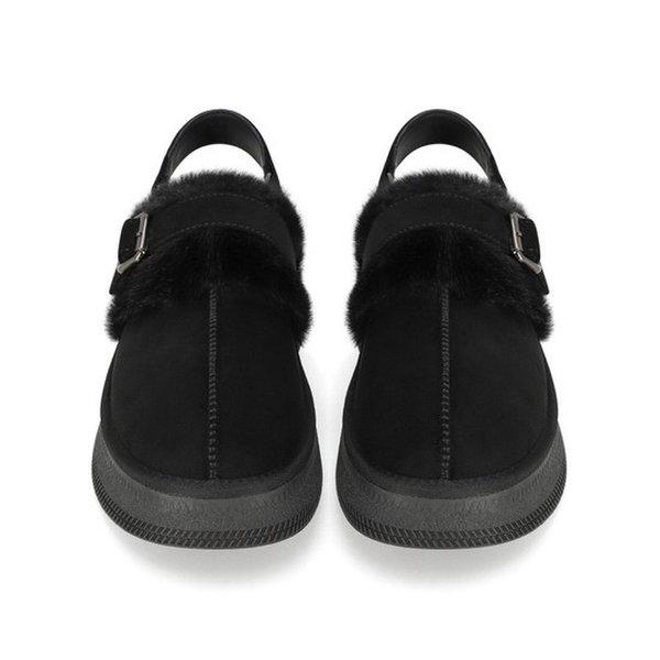 防寒靴 ファー 裏起毛 ウール 女性 スリッパ 2XWA76XM_GN