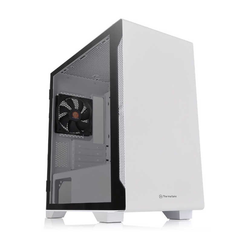 THERMALTAKE　PCケース S100 TG Snow Edition ホワイト　CA-1Q9-00S6WN-00