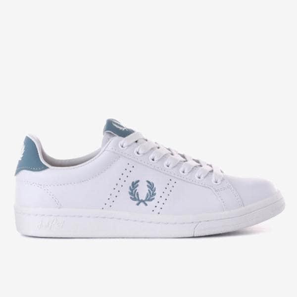 男女兼用 (FRED PERRY) B721 レザー ホワイト レザー スニーカー_SFPU2314321_574