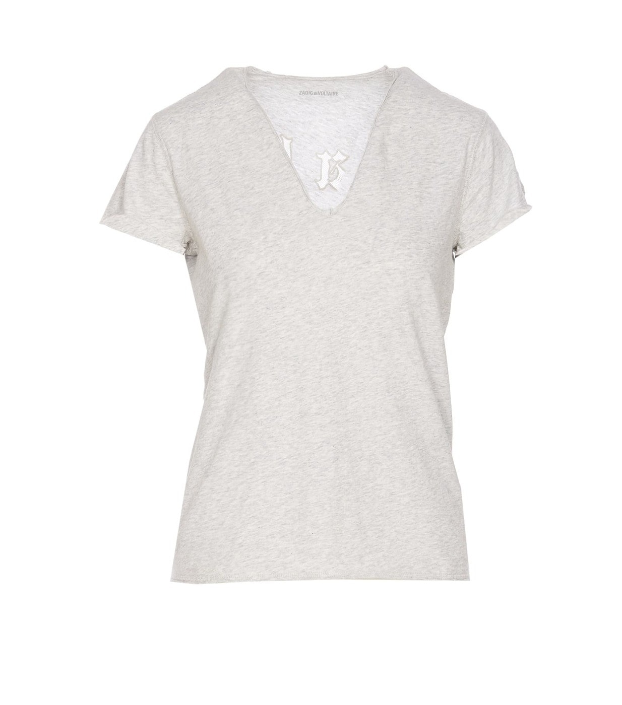 JWTS02680050 グレー 春夏2025 Tシャツ レディース ia