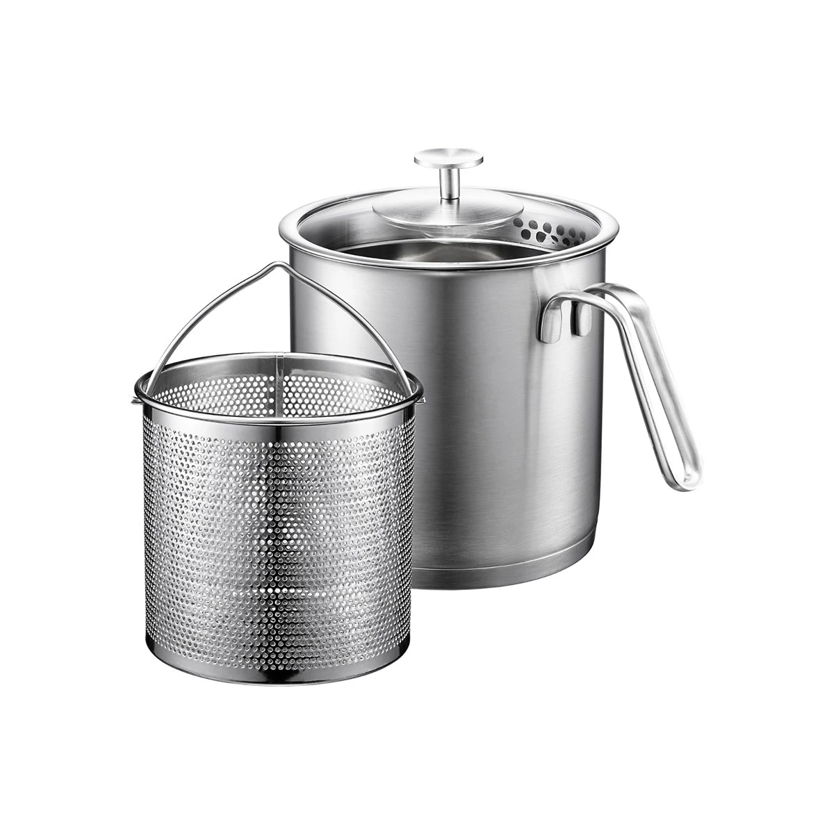 COOKEVER Pure 3PLY ステンレス304 IH対応 パスタポット 16cm 3L