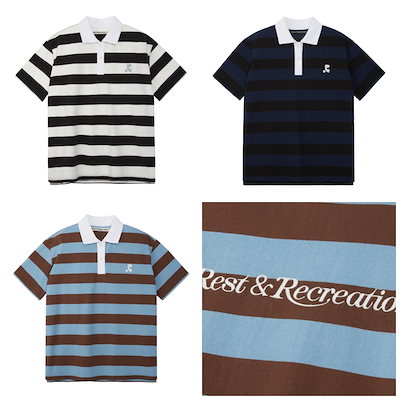 【Rest & Recreation】 RUGBY T-SHIRT /追跡付 Qoo10] rest&recreation 【REST & RECREATION】