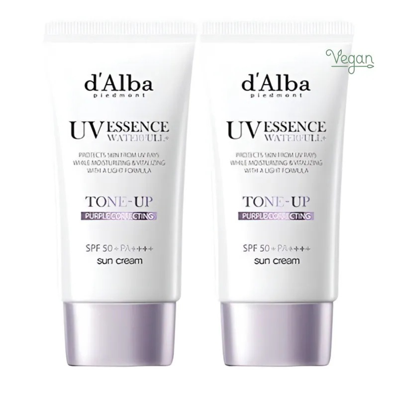 トーンアップ UVエッセンス サンクリーム - SPF50+/PA++++ /パープル 50ml x 2