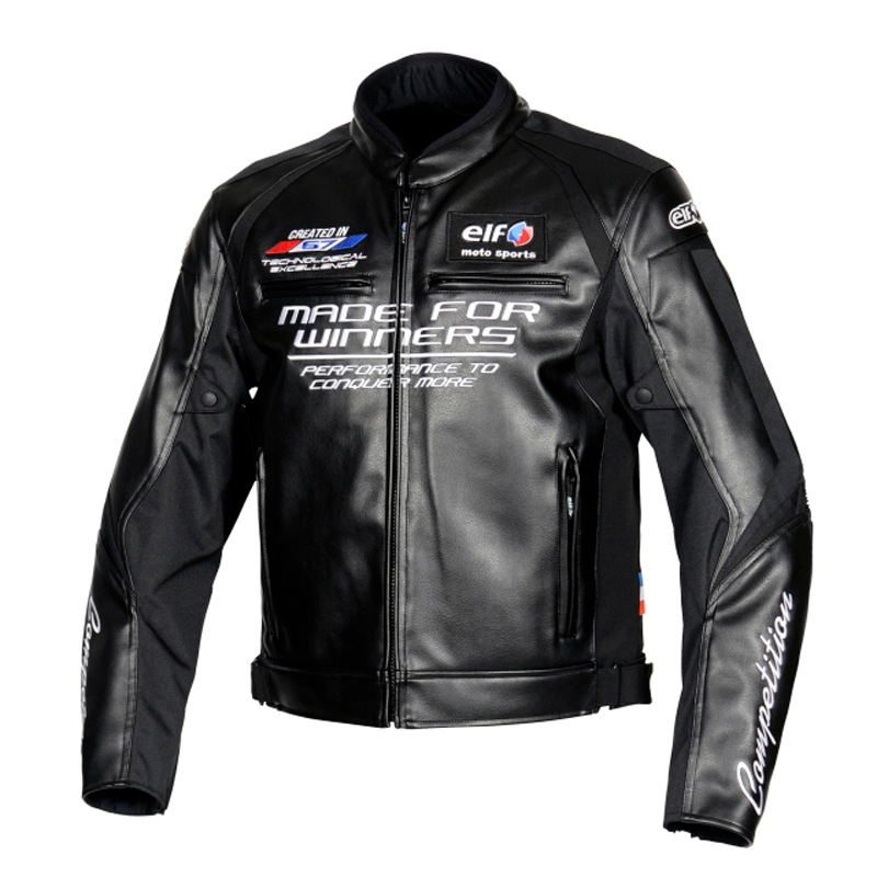 エルフ Elf エボルツィオーネPUレザージャケット ブラック EJ-W108-B-S バイク用 S