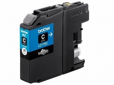 【2個セット】ブラザー 純正品 インクカートリッジ シアン LC115C-2P 【送料無料】 4,714円