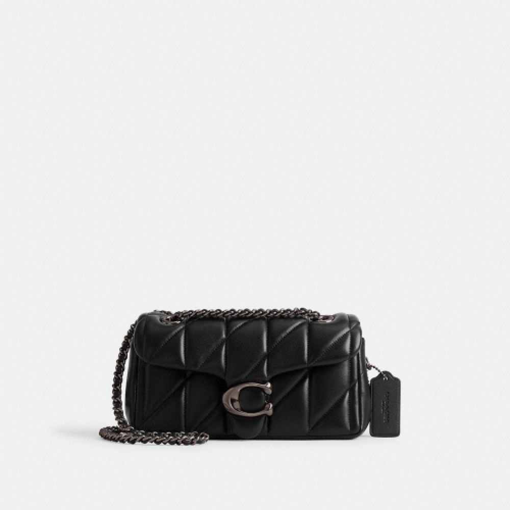 コーチタビーショルダーバッグ 20 キルティング付き CP149 V5BLK
