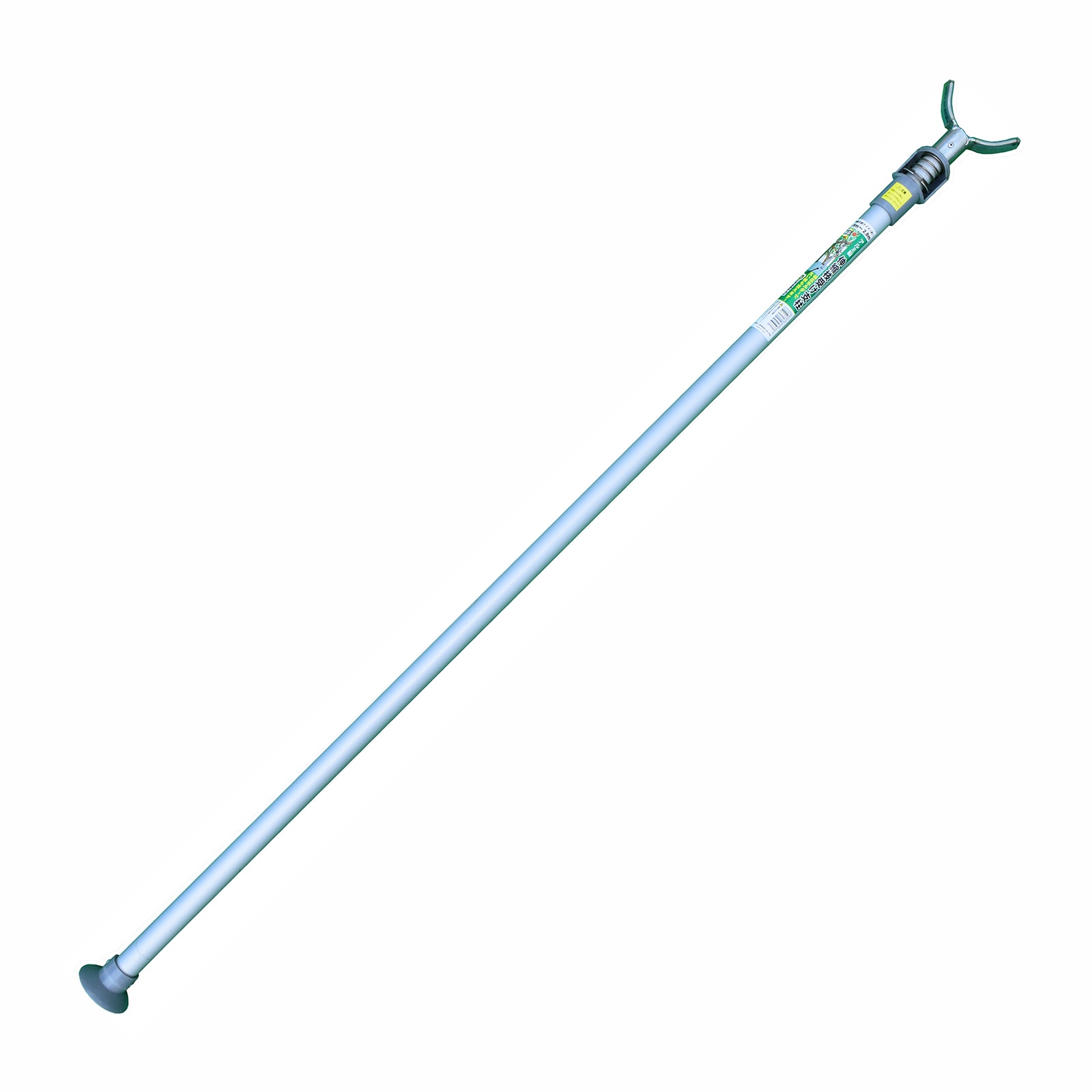 伸縮枝受け支柱 平ストッパータイプ 幅広 12本セット 1.6-2.8m アルミ製 スライド式 果樹支柱