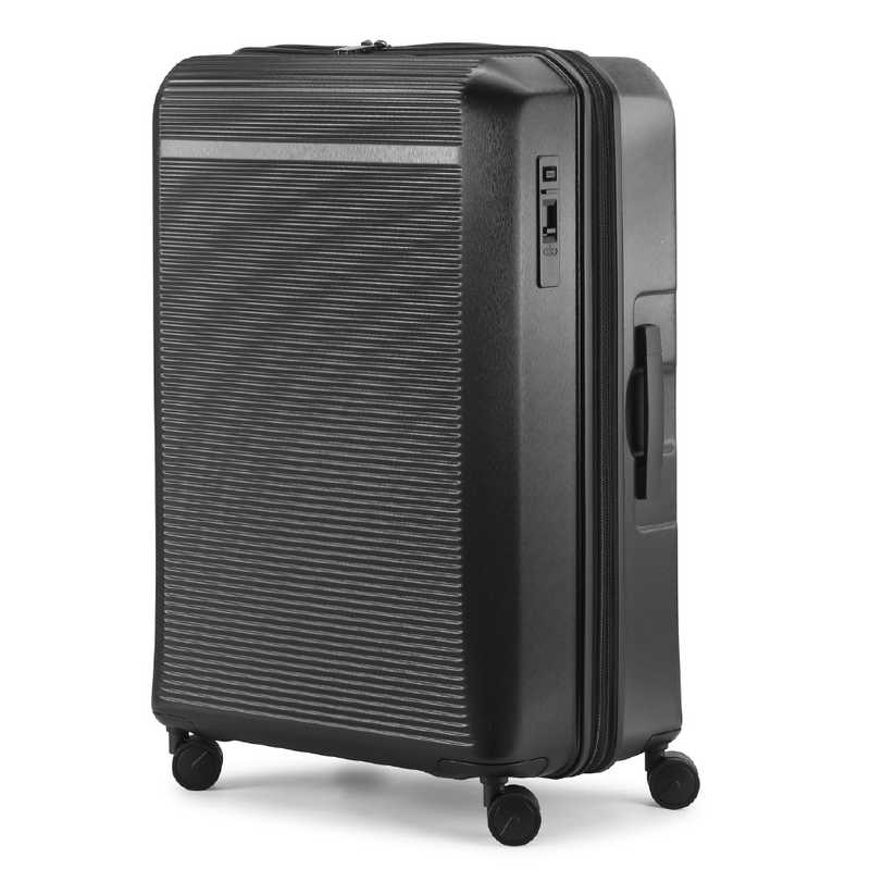 GRAND+　キャスターストッパー機能付 軽量×大容量キャリー 無料預け入れ Lサイズ K2ブレーキ ［TSAロック搭載］ ブラック　K2BL-01