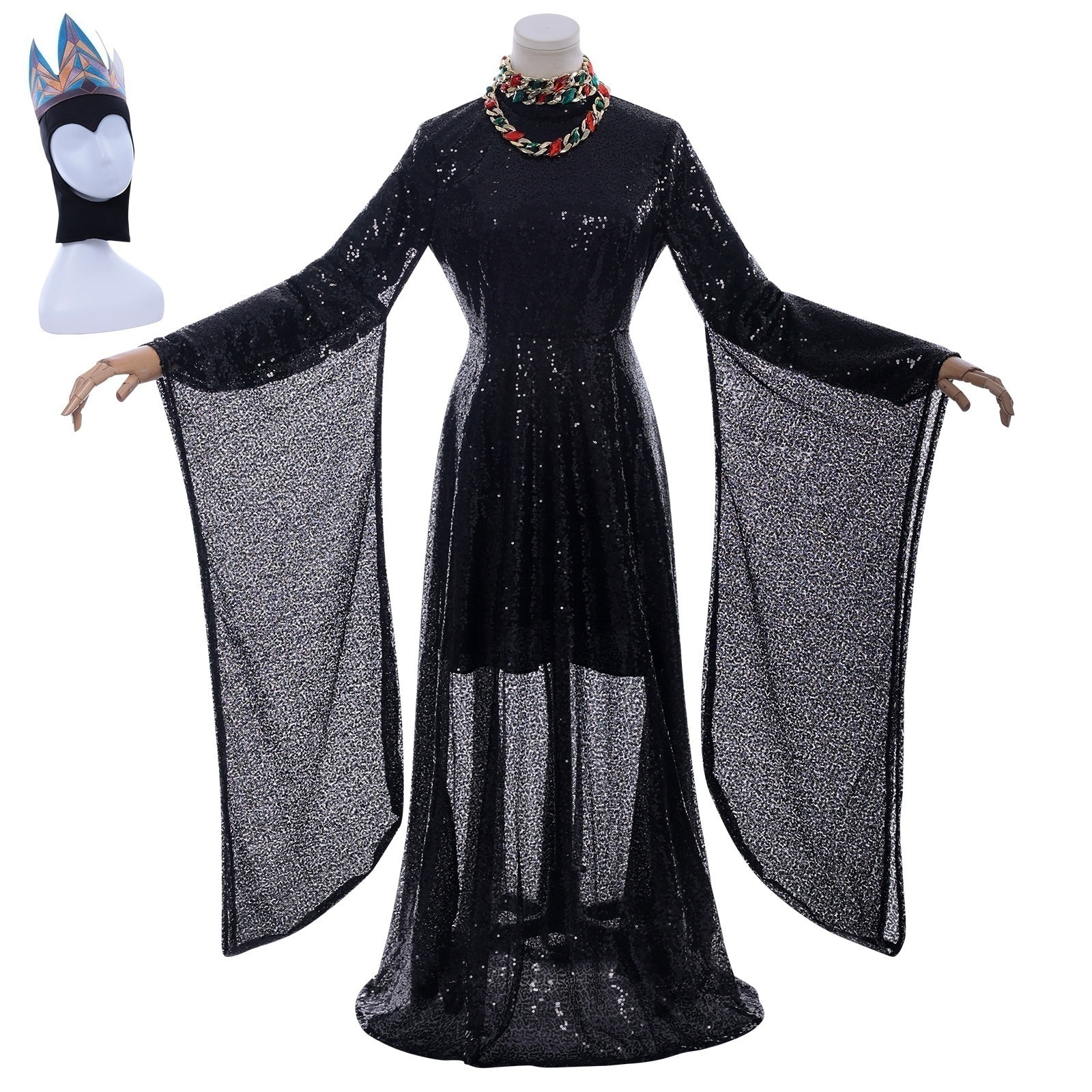 【人気爆売れ】新作実写版白雪姫cos コスプレ コスチューム毒皇后コスプレ にじげんアニメキャラクターいしょう