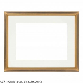 大額　水彩額　7526　水彩F8　ゴールド