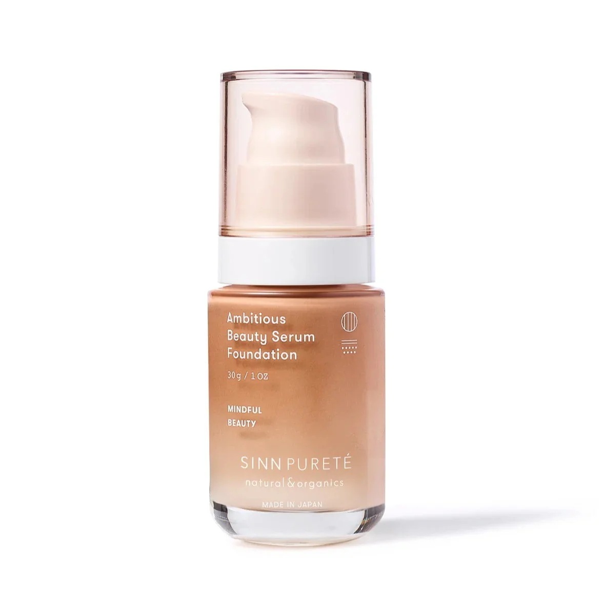 [国内正規品]シンピュルテ アンビシャス ビューティーセラムファンデーション 01(明るいベージュ) 30g SINN PURETE 日本生まれ オーガニック サイエンス 融合