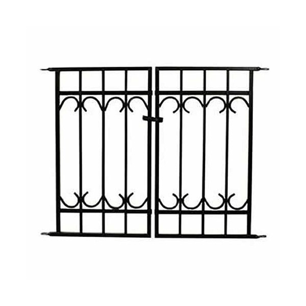住まいスタイル アイアンフェンス パークアベニュー ゲート単品 ブラック IPN-7022G メーカー直送
