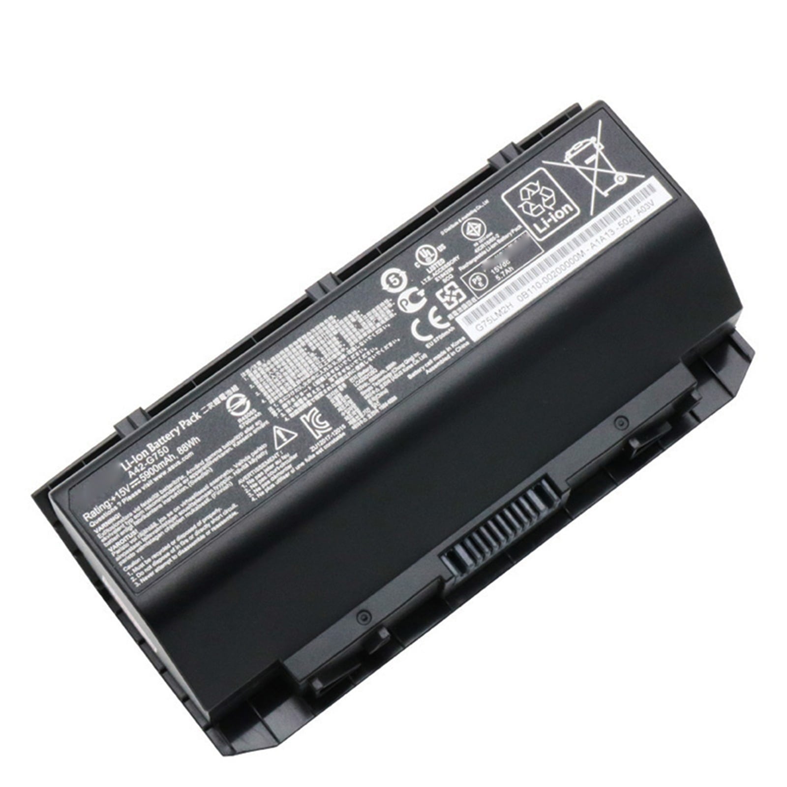 A42-G750 電池・Asusノートパソコン互換 88Wh/5900mAh ROG G750 G750J G750JH G750JM G750JS G750JW G750JX G750JZ seri