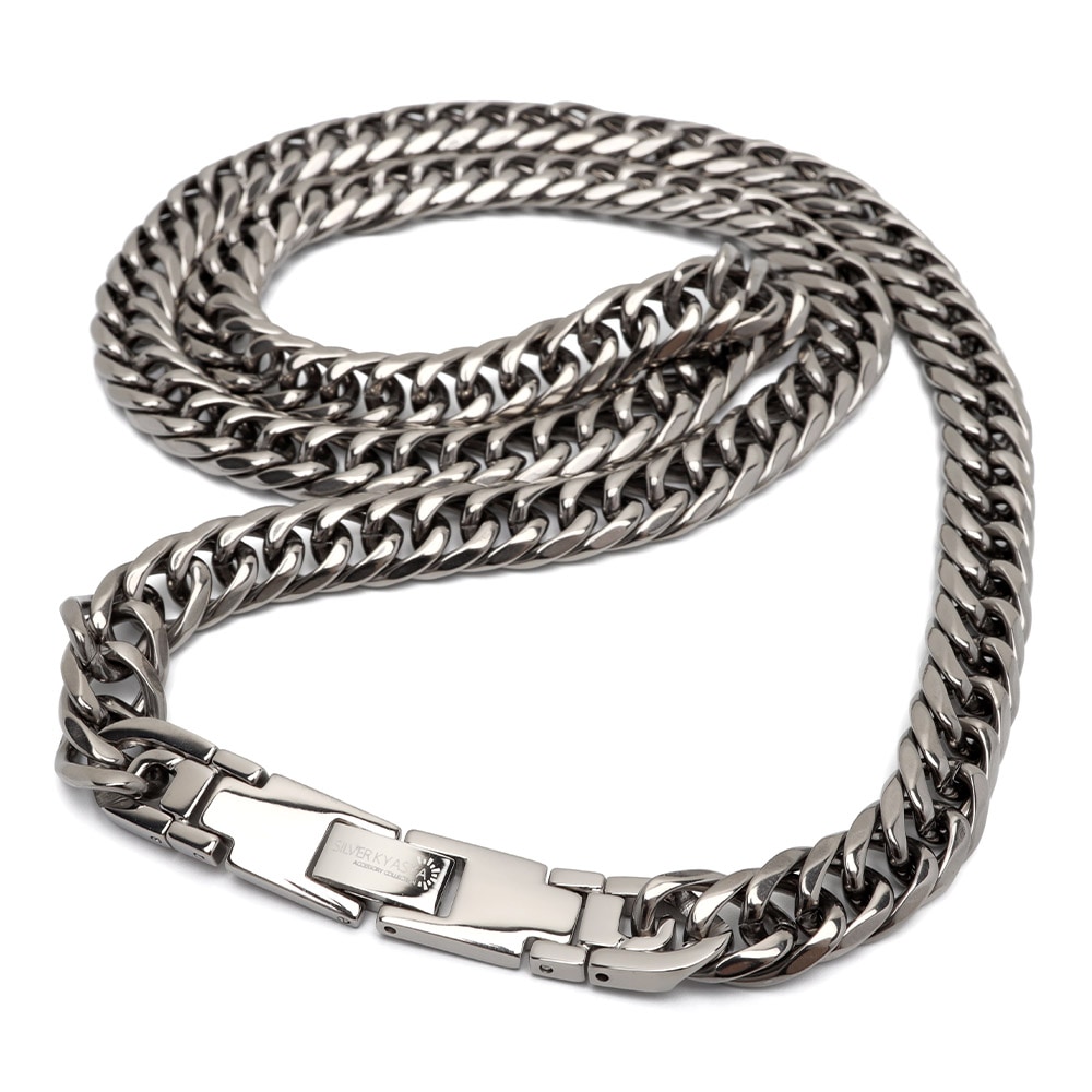 純チタン製 ダブル喜平ネックレス 3色 [n1073]