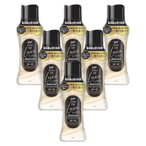 レノア オードリュクス [新モデル] Innocent お洗濯の香り付けビーズ リリー&ジャスミンの香り 本体 470mL×6本 [ケース品]