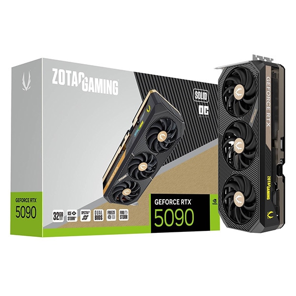 ZT-B50900J-10P ブラック GAMING GeForce RTX 5090 SOLID OC グラフィックボード (PCIExp 32GB)