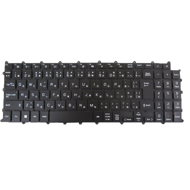 バックライト付き ノートパソコンキーボード互換 LG 15Z95P 15Z95P-K 15Z95P-P 15Z95P-G 15Z95P-P.AAE8U1 ADB9U1 日本語 黒 フレームなし