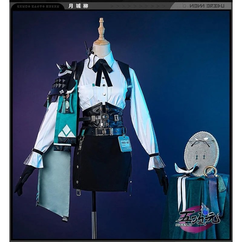 即納あり 五次元　ゼレンスゾーンゼロ　コスプレ　月城柳　衣装　ins大人気 ウィッグ　靴　武器　髙!品!質