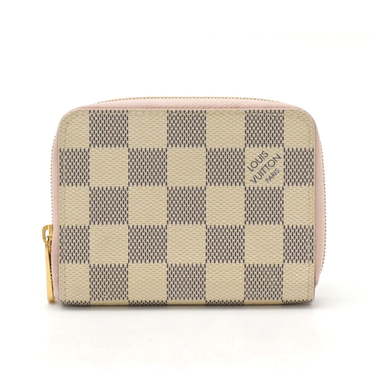 ダミエアズール ジッピーコインパース ラウンドファスナー コインケース 小銭入れ ローズバレリーヌ N6022