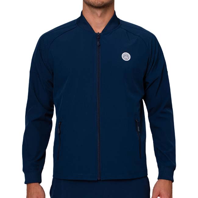 海外サイズ BIDI BADU(ビディバドゥ) 2025 SP メンズ KALEIDO カレイド プリントジャケット M1610010-DBLMXダークブルー×ミックス(24y12mテニス)