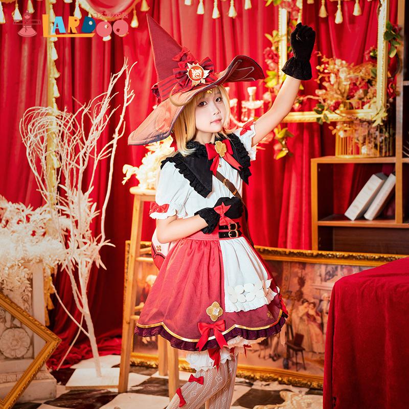 [在庫わずか]原神 Genshin モンド クレー-スキン「星燭に揺れる爛花」子供用 コスチューム コスプレ衣装1099