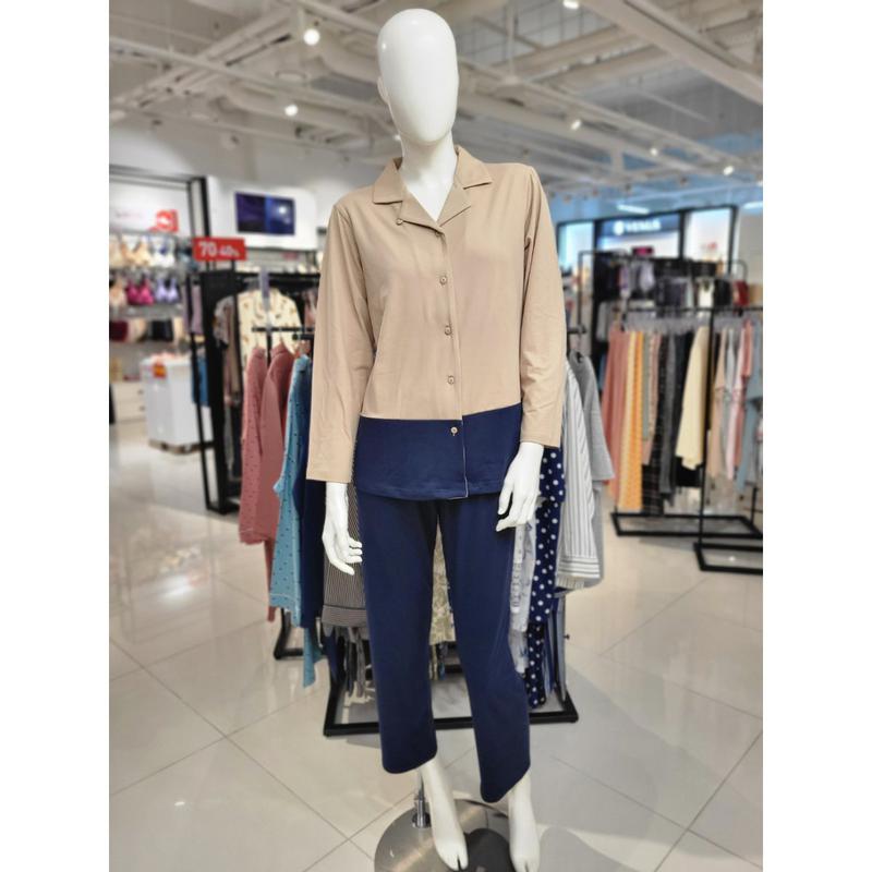 [始興店] ポリスパン配色 女性パジャマ WP533