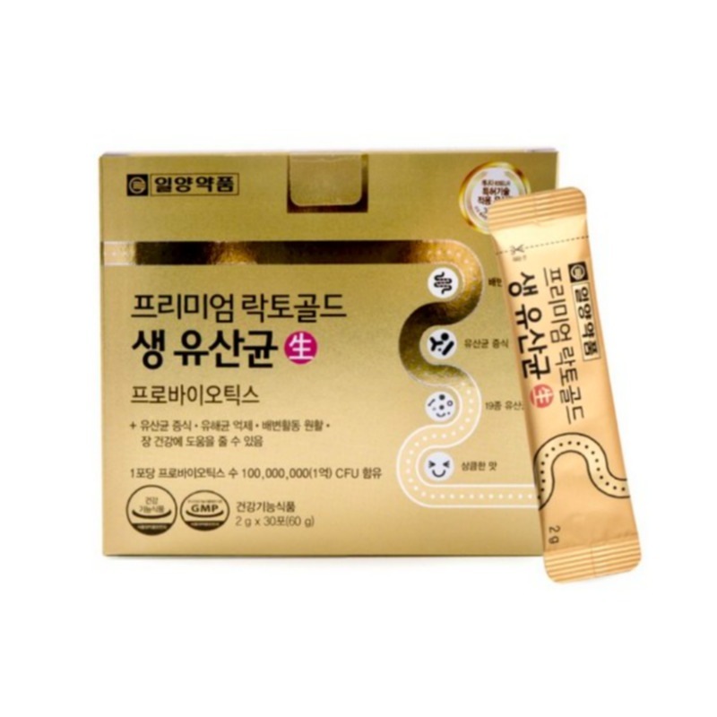 日洋薬品 プレミアムラクトゴールド 生乳酸菌 30包/一日1粒/排便活動円滑/腸の健康