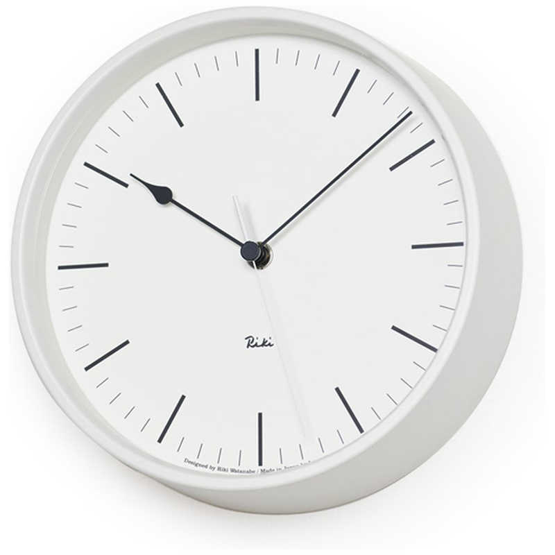 タカタレムノス　リキスチールクロックホワイト　WR0824WH