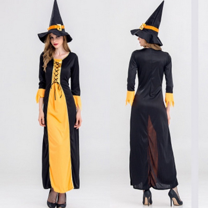 日本製 新作 ハロウィン コスチューム 大人用 魔女 魔女 コスチューム コスプレ バー パーティー パフォーマンス 衣装