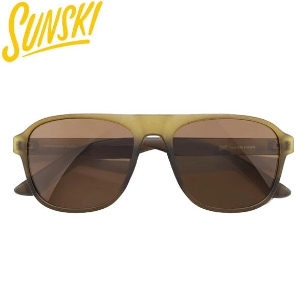 サンスキー SUNSKI ショアライン オリーブアンバー サングラス 眼鏡 メガネ ユニセックス SUNSHOAM