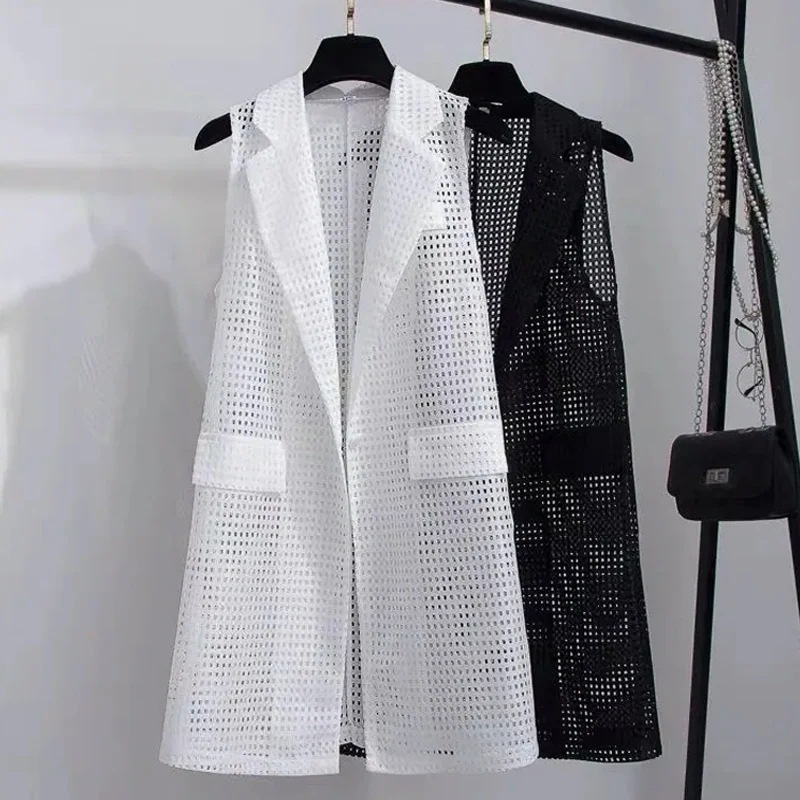 大人気! ミディアムスーツのベスト女性新品 ノースリーブコート ベスト 大人気 気質OL ベスト