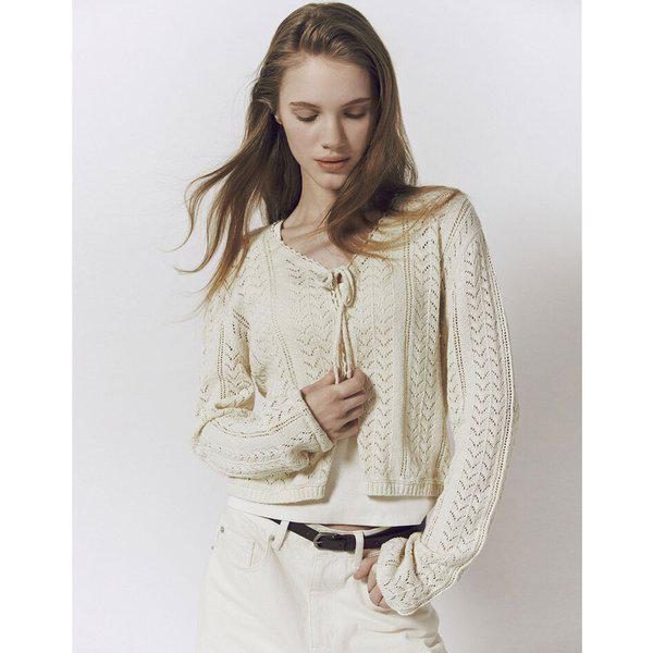 NEW 女性 ストリング クロシェ レース カーディガン 05356531